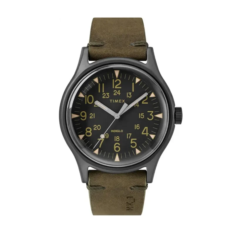 Timex MK1 Field Watch Line Black Dial Men's Watch- TW2R97000VK
